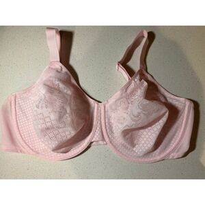 Wacoal Womens Basic Beauty Underwire Bra Pink 40DD 857210